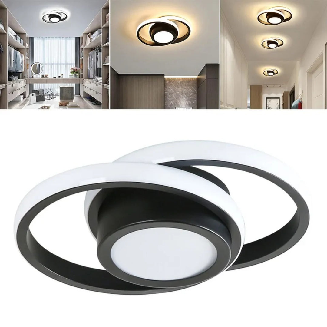 Hedendaagse Dubbele Ring Plafondlamp