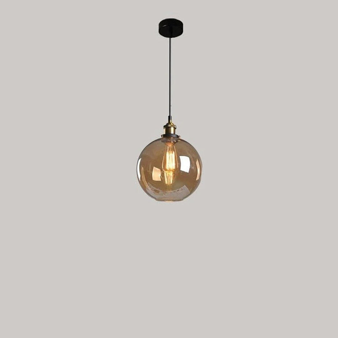 Industriële Glazen Hanglamp