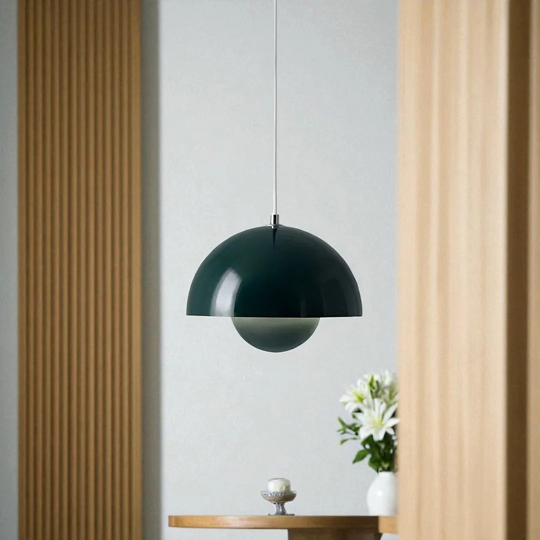 Scandinavische metalen hanglamp