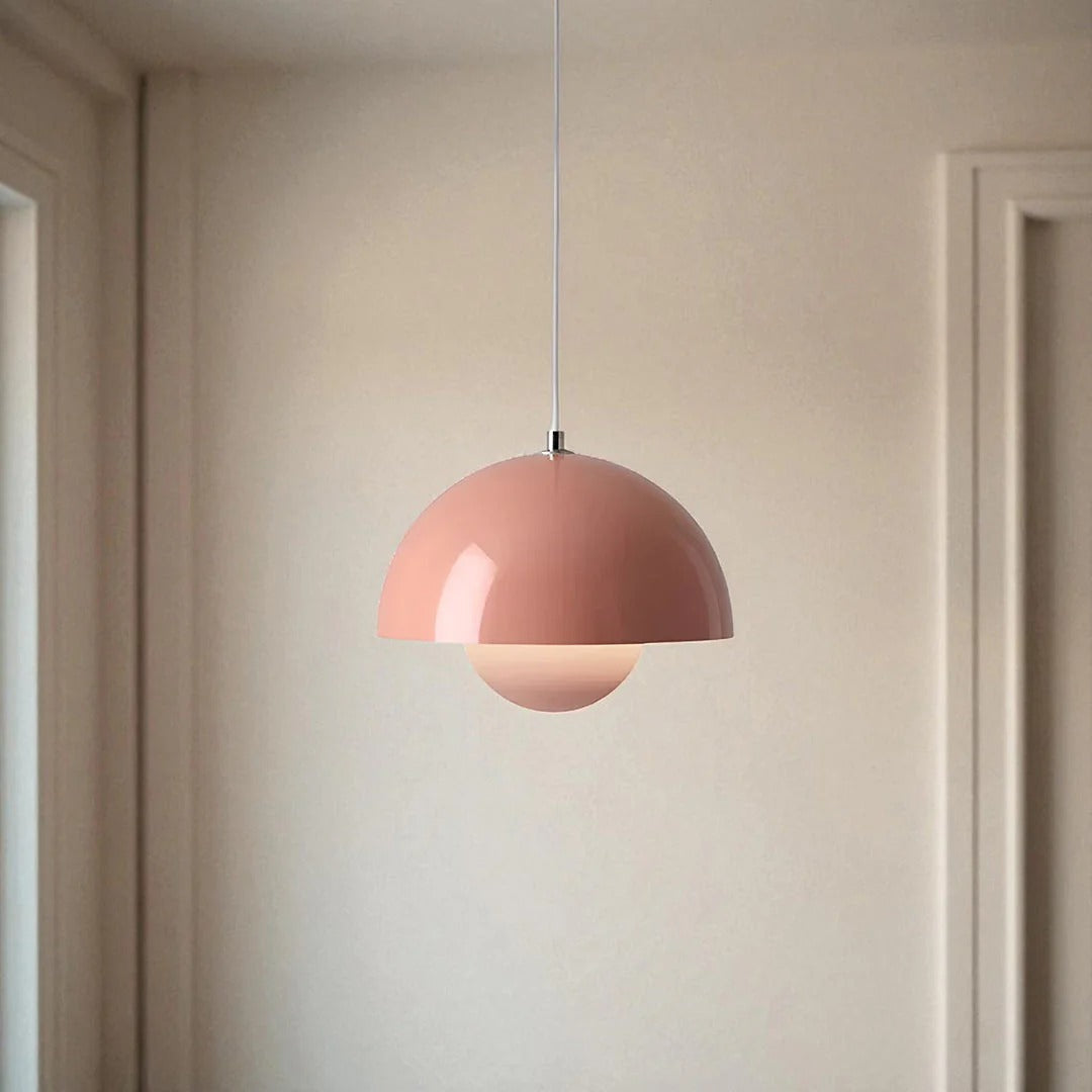 Scandinavische metalen hanglamp
