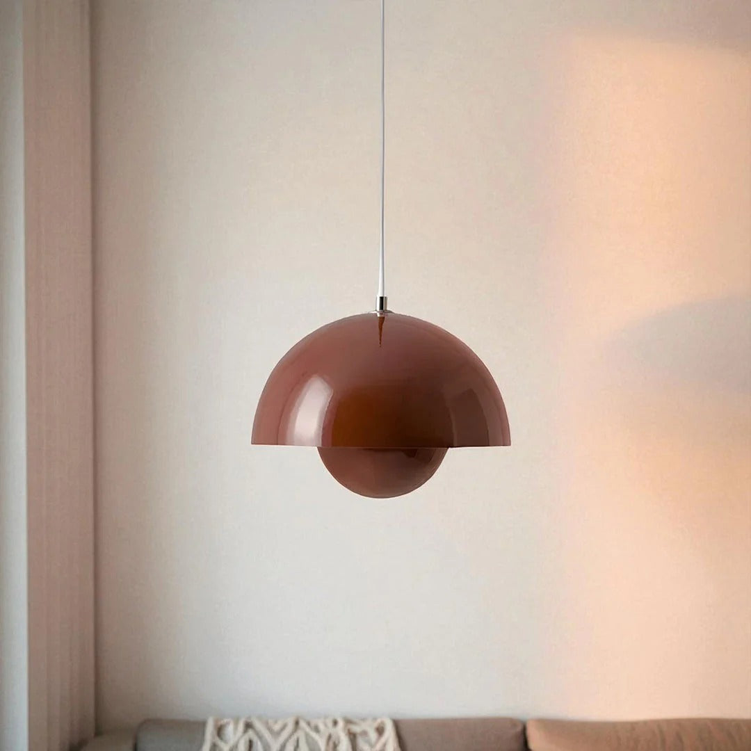 Scandinavische metalen hanglamp