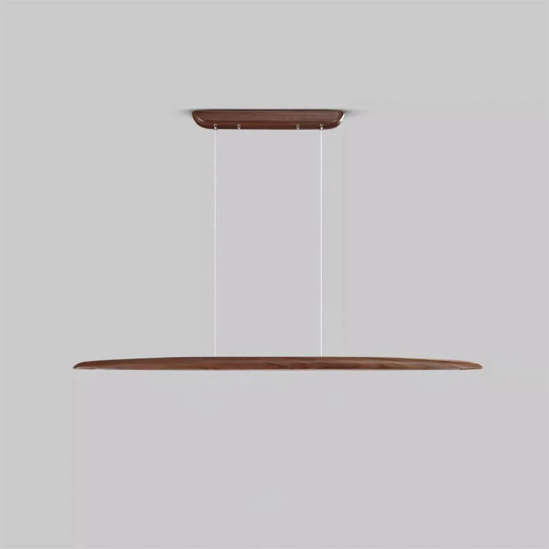 Japandi Houten Lineaire Hanglamp