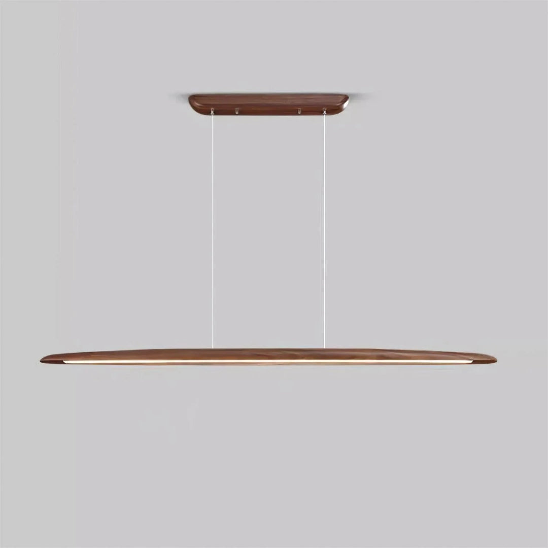 Japandi Houten Lineaire Hanglamp