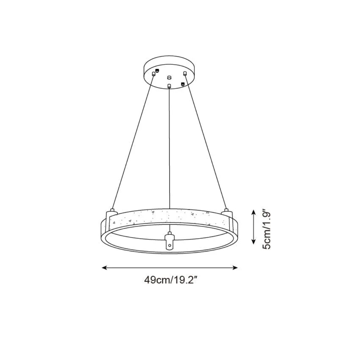 Stenen Ring Hanglamp