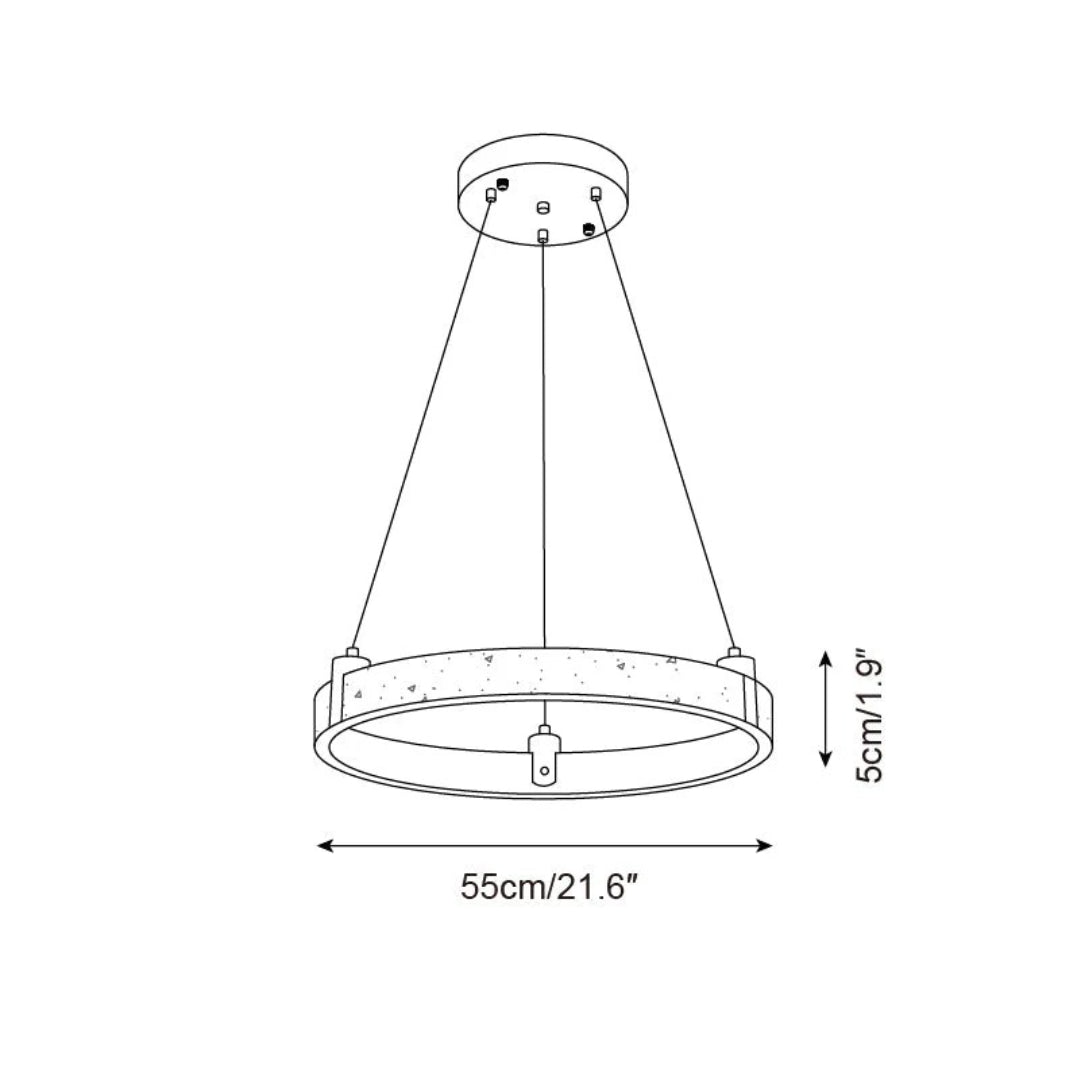 Stenen Ring Hanglamp