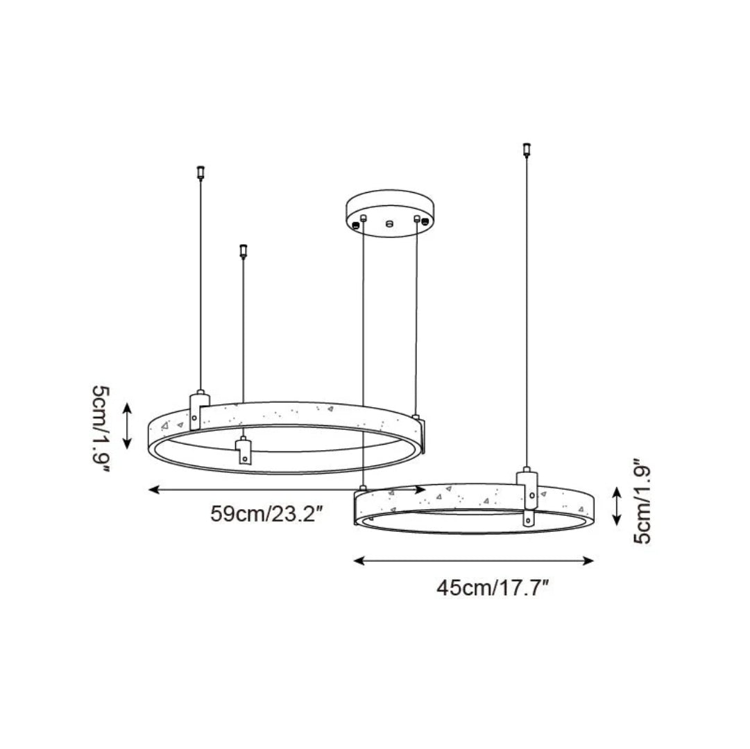 Stenen Ring Hanglamp