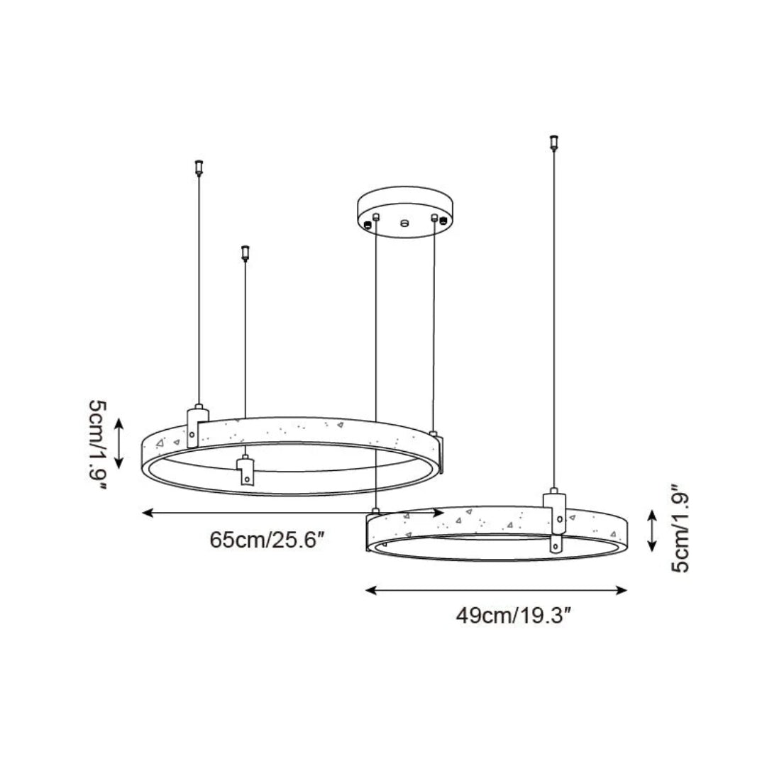 Stenen Ring Hanglamp