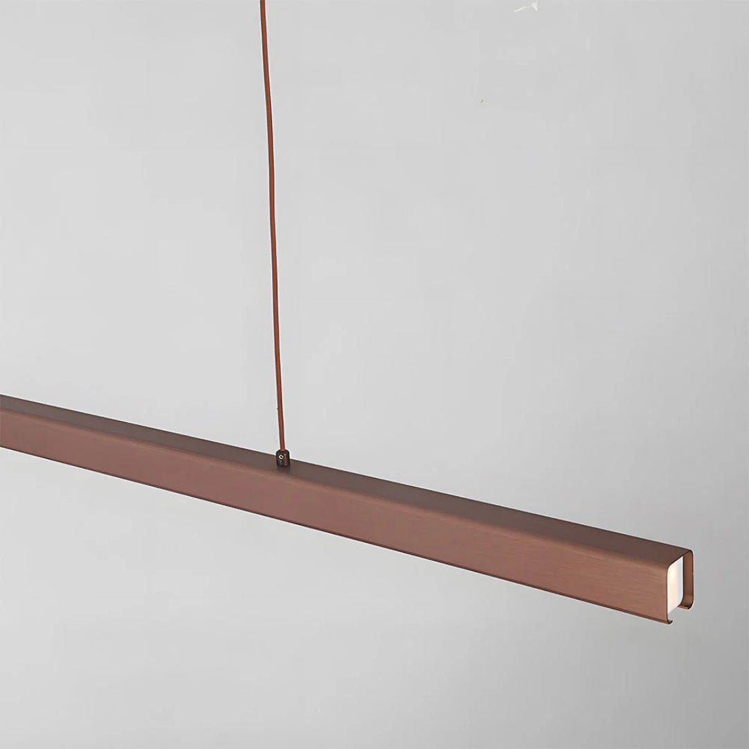 Lineaire LED metalen hanglamp