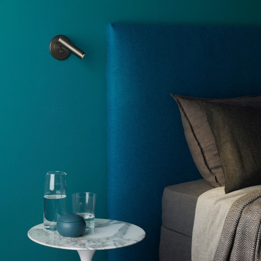 Verstelbare metalen leeslamp