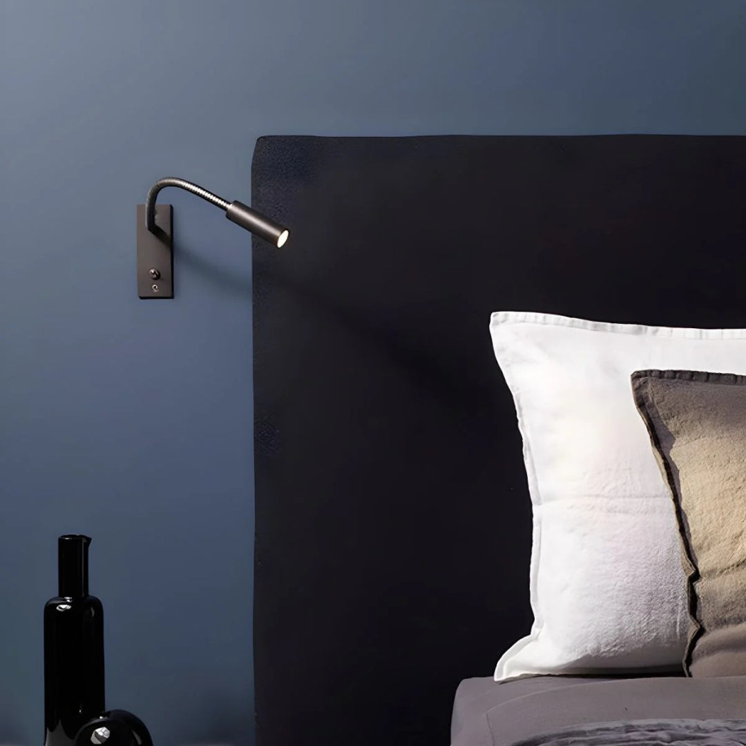 Verstelbare zwanenhals wandlamp