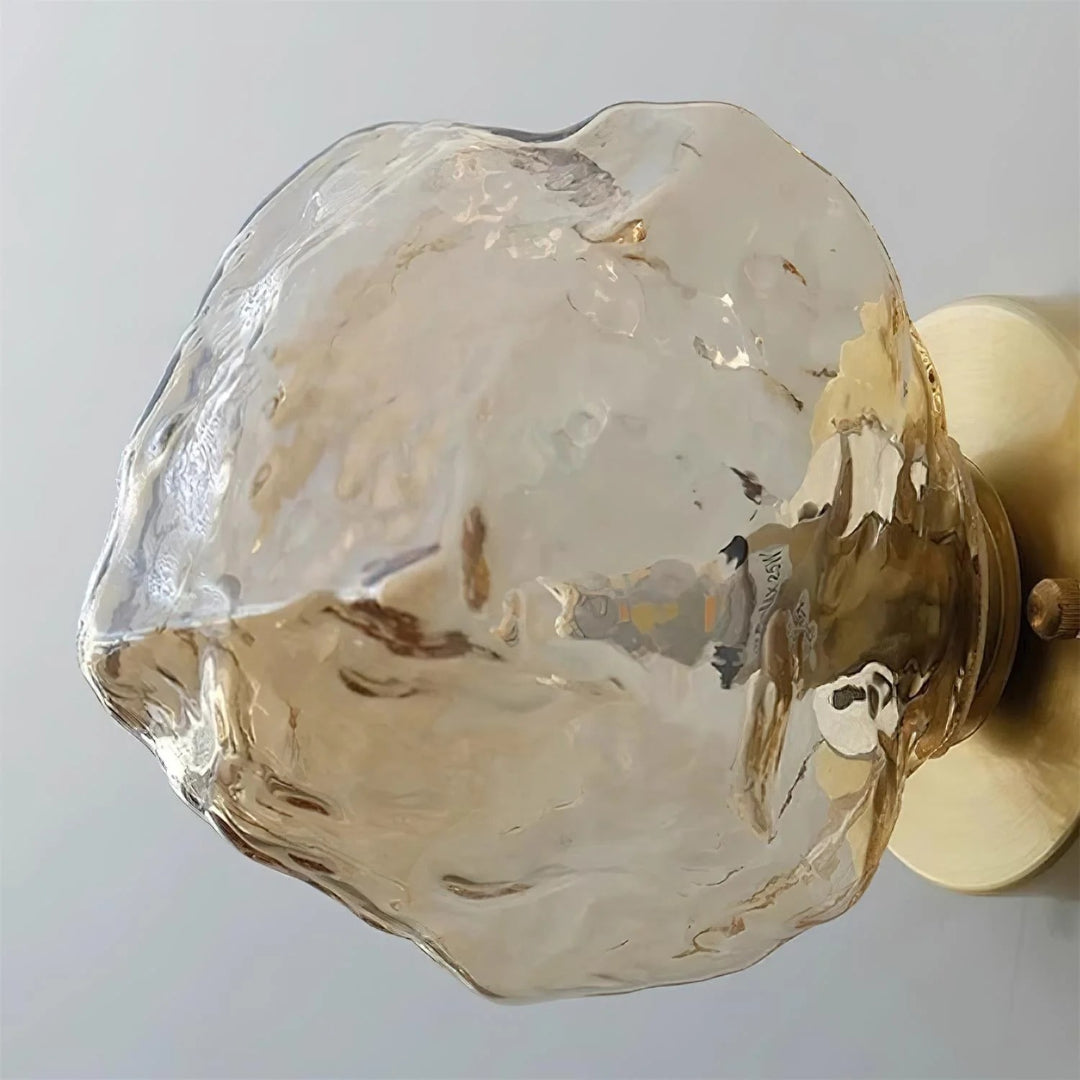 Amber Glazen Wandlamp