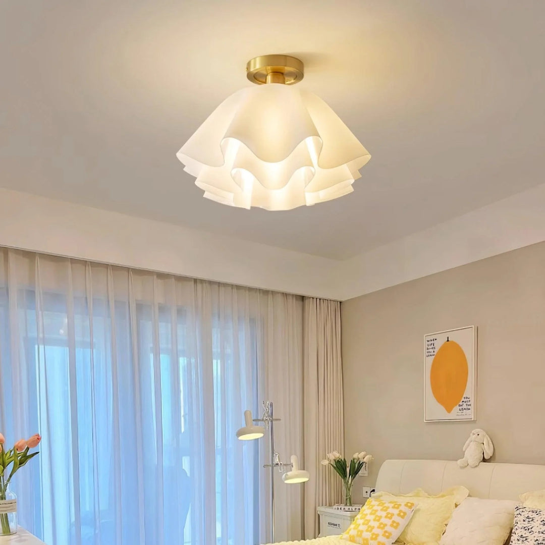 Bloemen Glazen Plafondlamp
