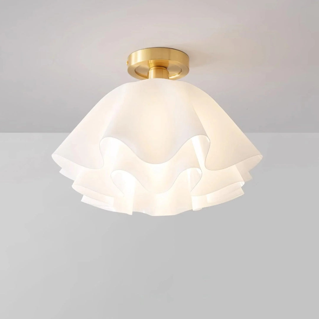 Bloemen Glazen Plafondlamp
