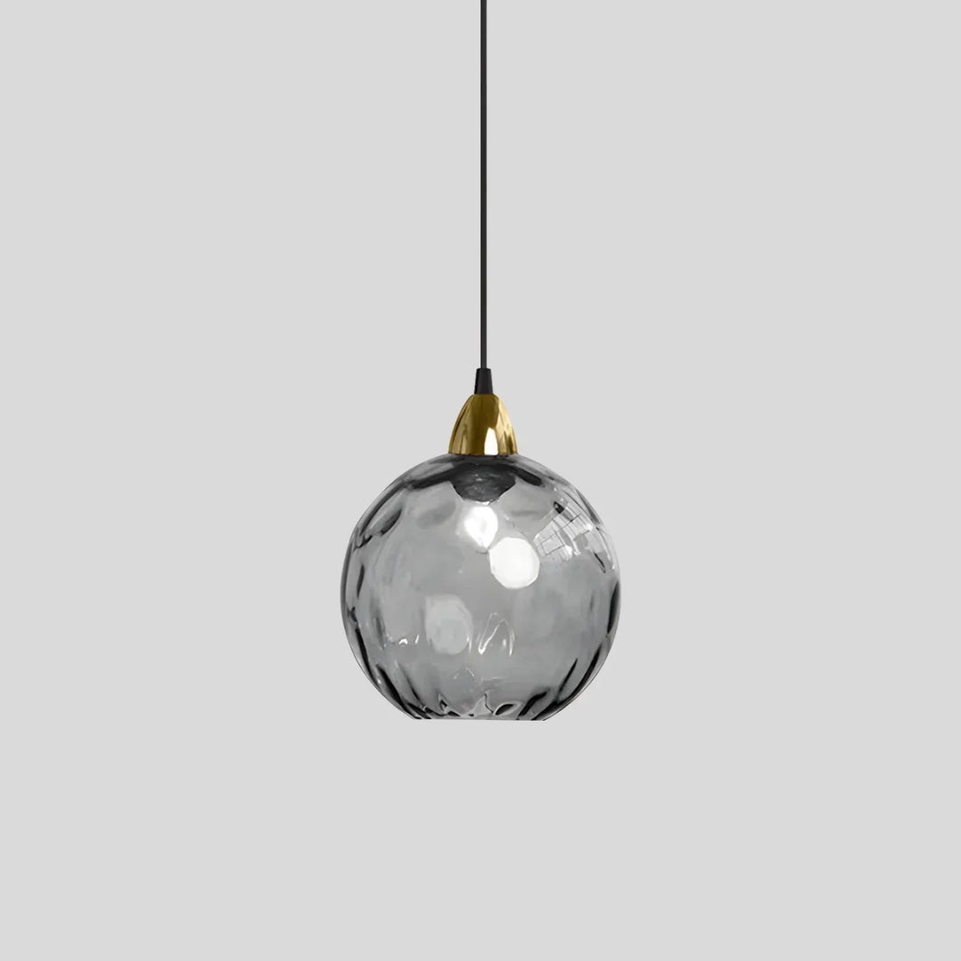 Hedendaagse Getextureerde Glazen Hanglamp