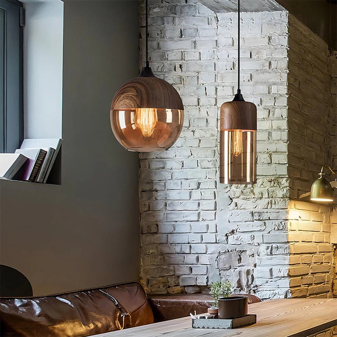 Scandinavische Glazen Hanglamp