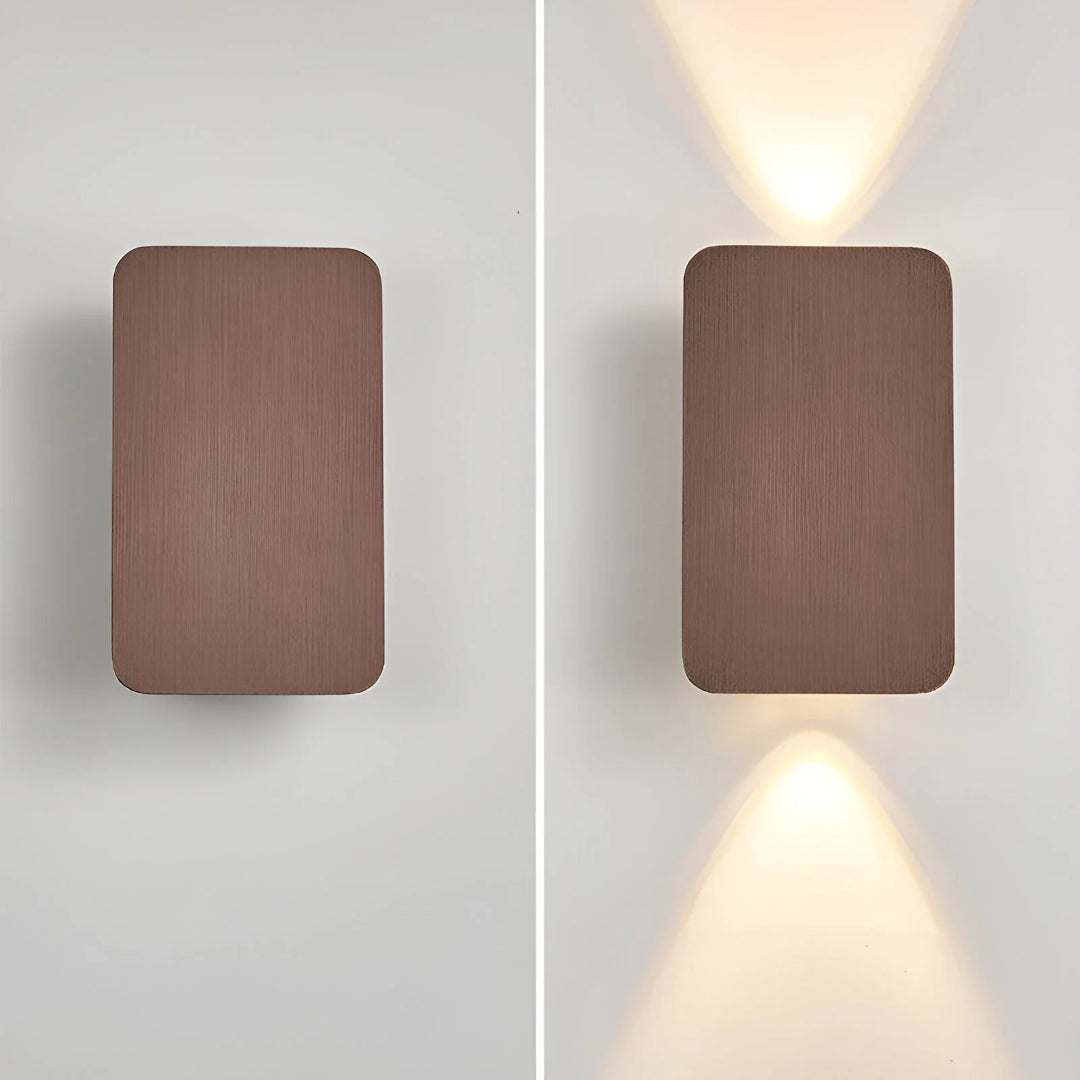 Moderne metalen wandlamp