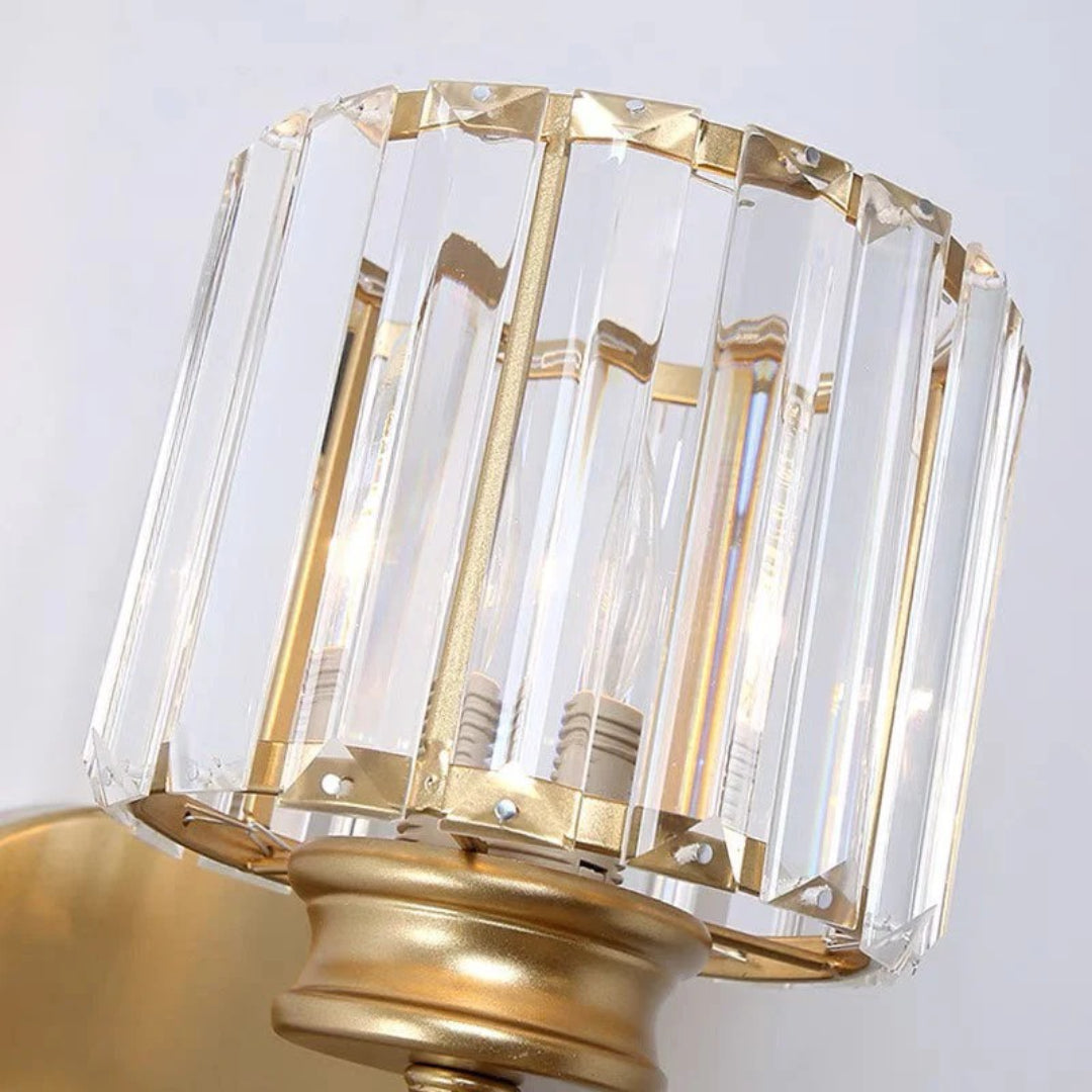 Industriële Glazen Wandlamp
