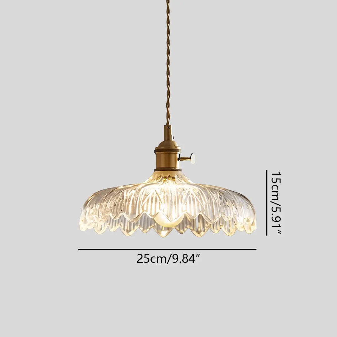 Klassieke Glazen Hanglamp