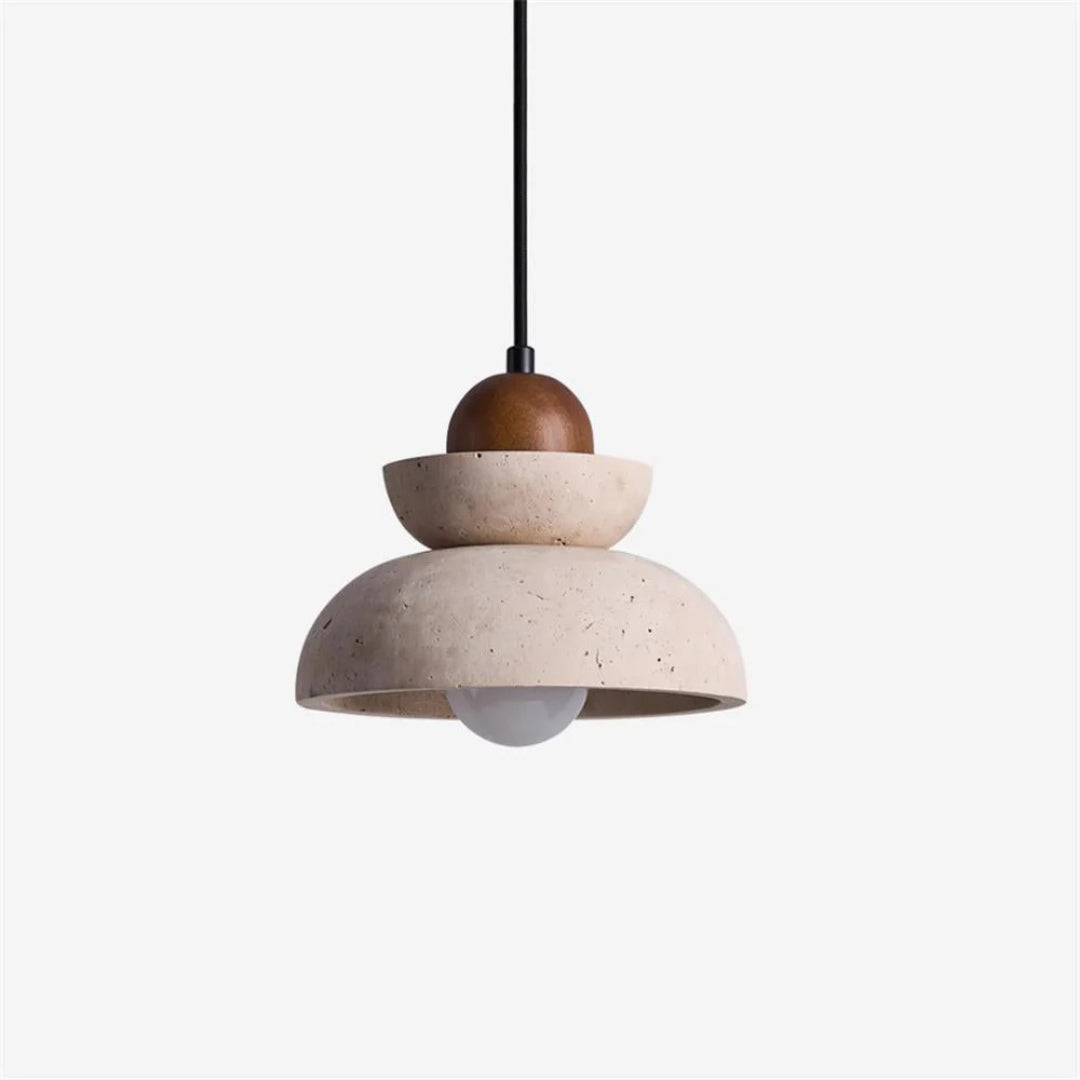Travertin Stenen Hanglamp