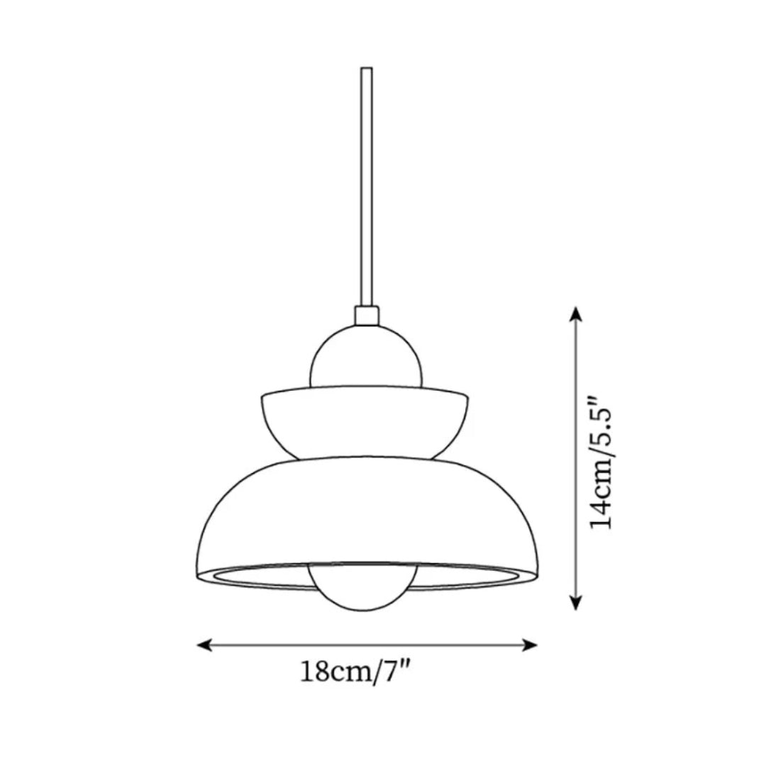 Travertin Stenen Hanglamp