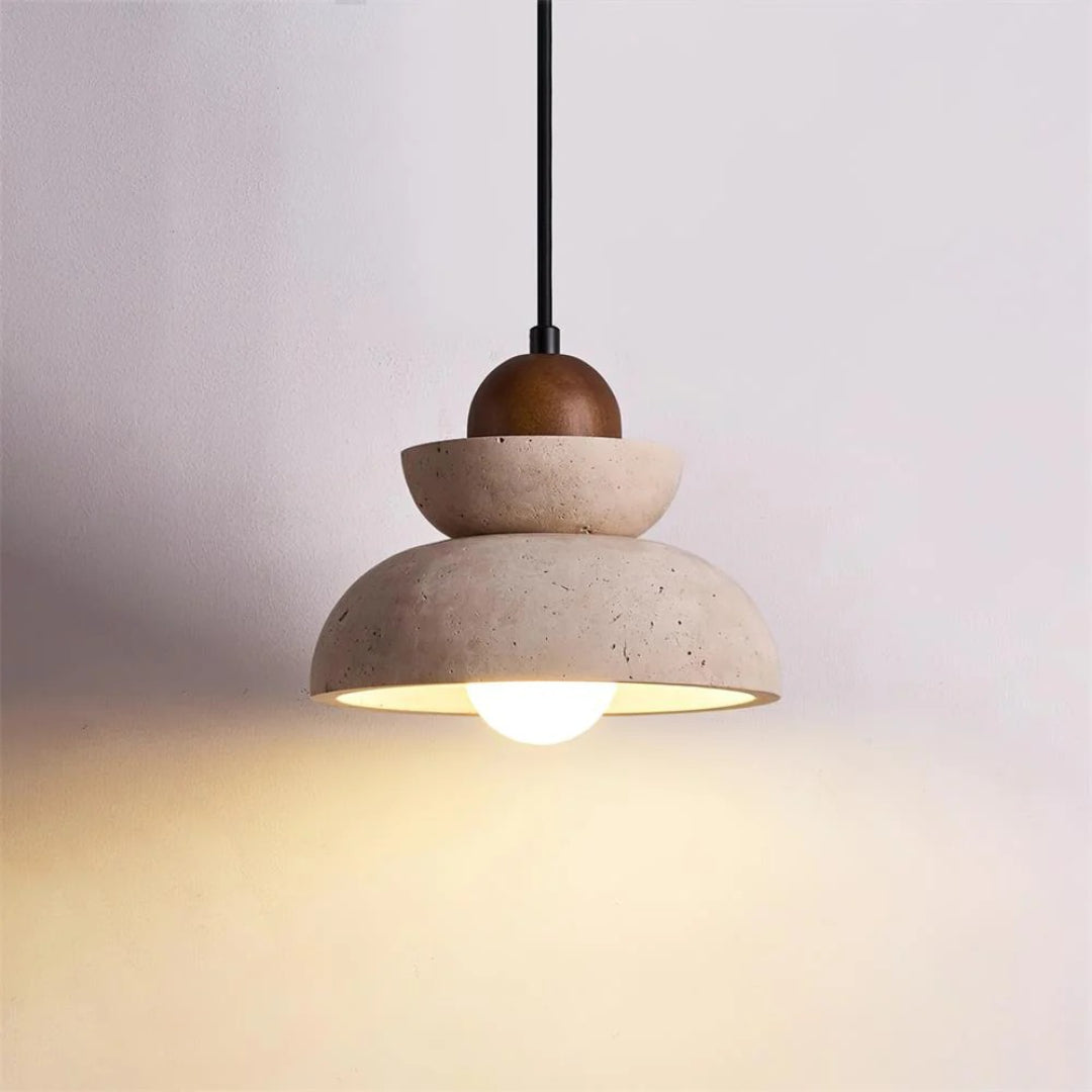 Travertin Stenen Hanglamp