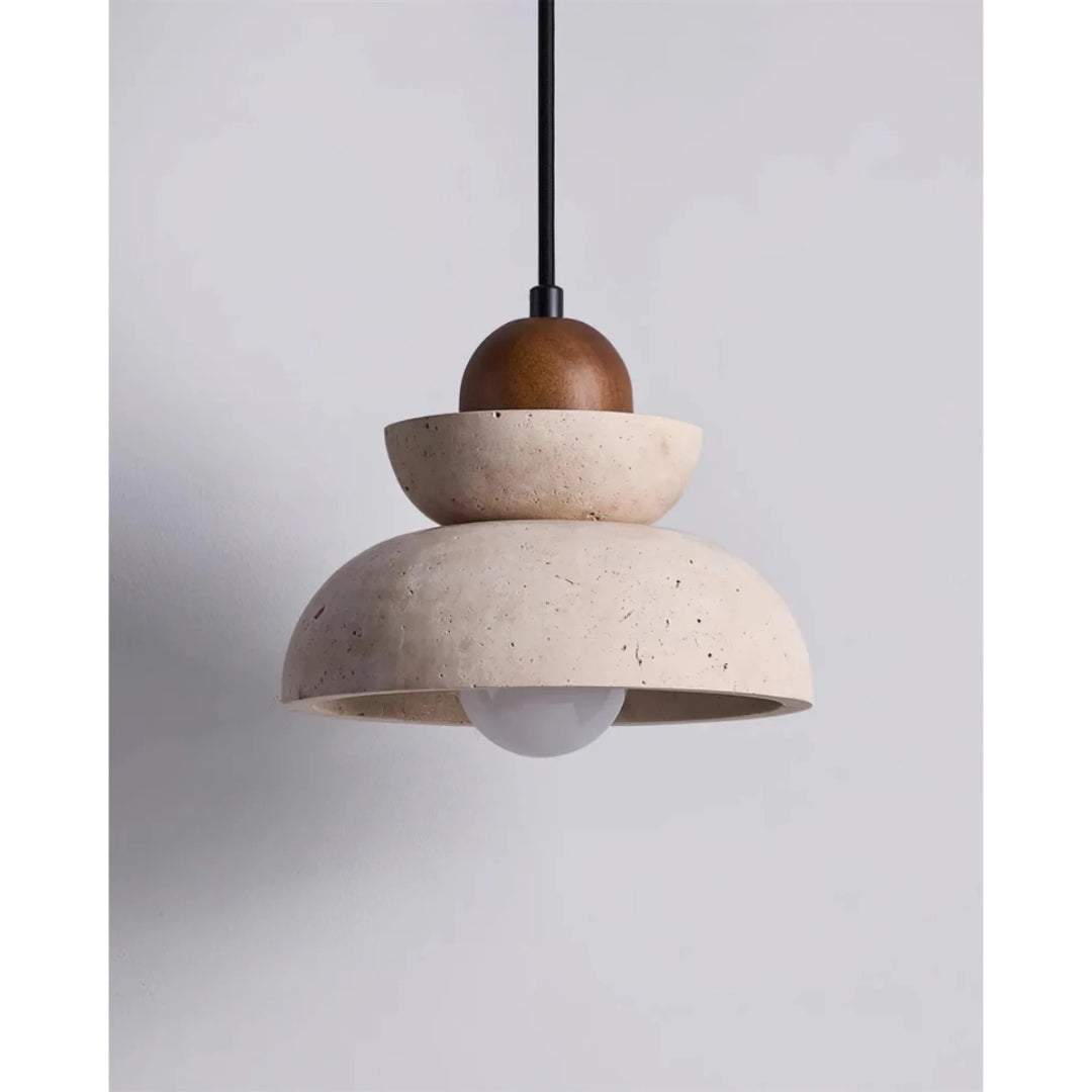 Travertin Stenen Hanglamp