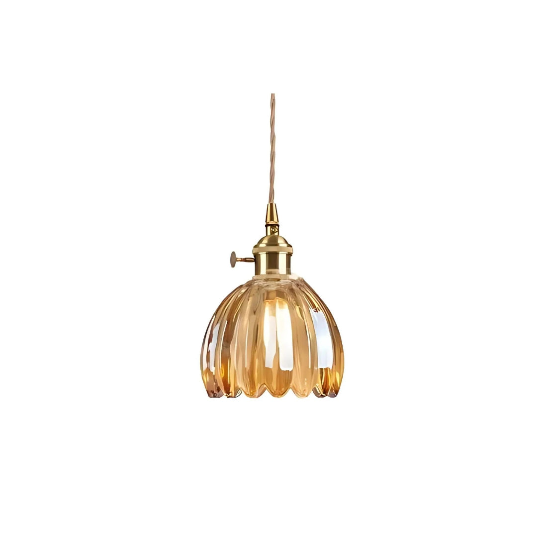 Vintage Glazen Hanglamp