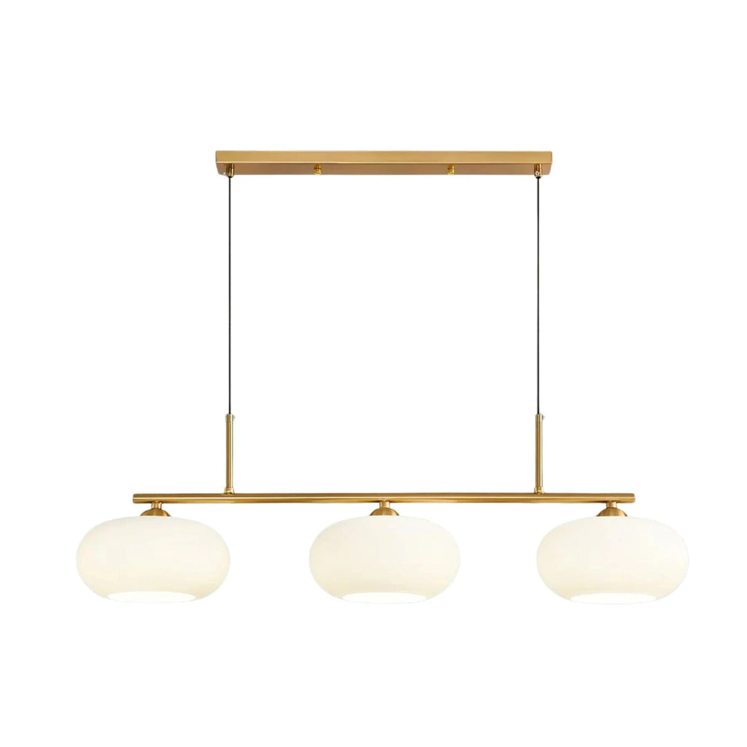 Lineaire Glazen Drievoudige Hanglamp