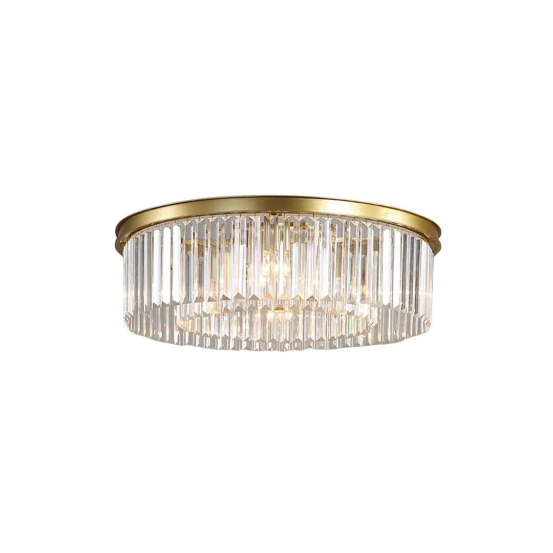 Kristallen ijzeren ronde plafondlamp