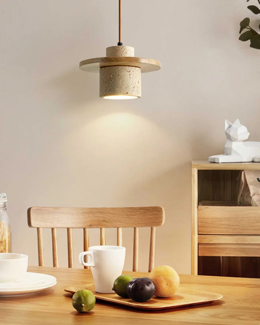 Minimalistische stenen hanglamp