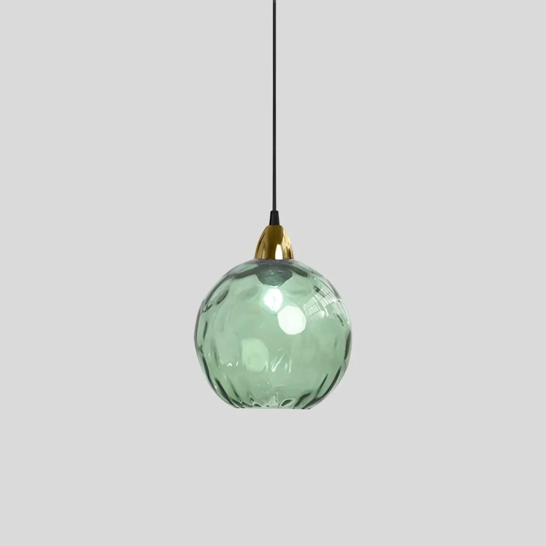 Hedendaagse Getextureerde Glazen Hanglamp