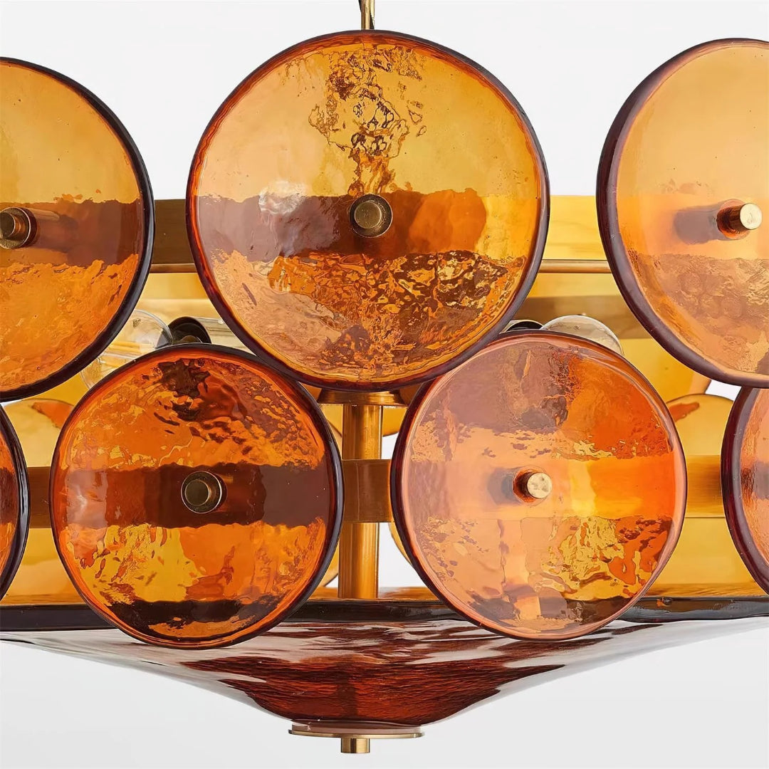 Retro Glazen Hanglamp