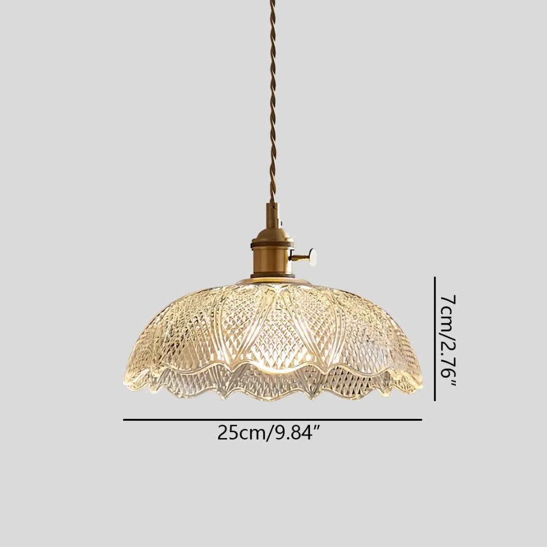 Klassieke Glazen Hanglamp