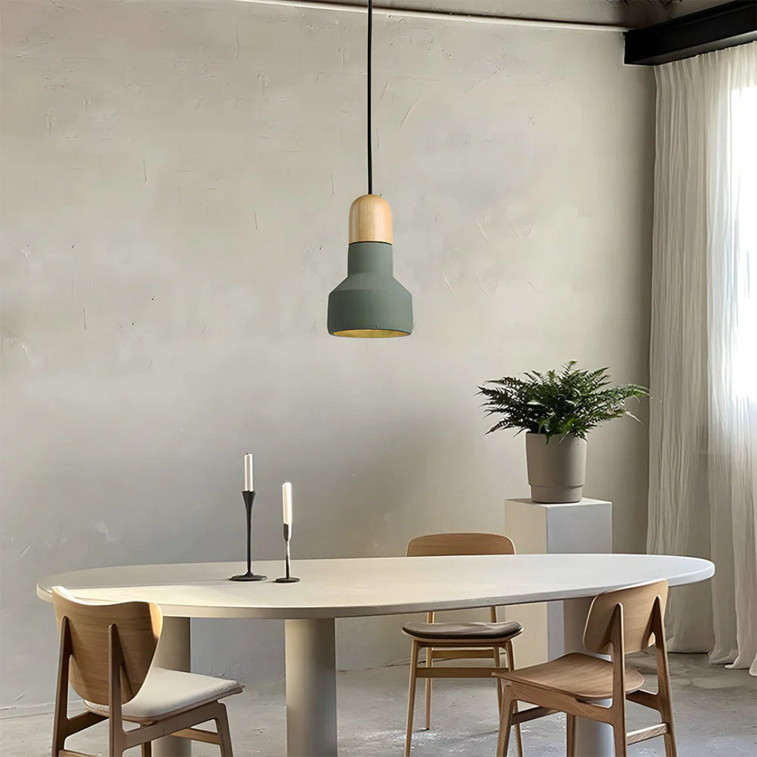 Industriële Houten Hanglamp