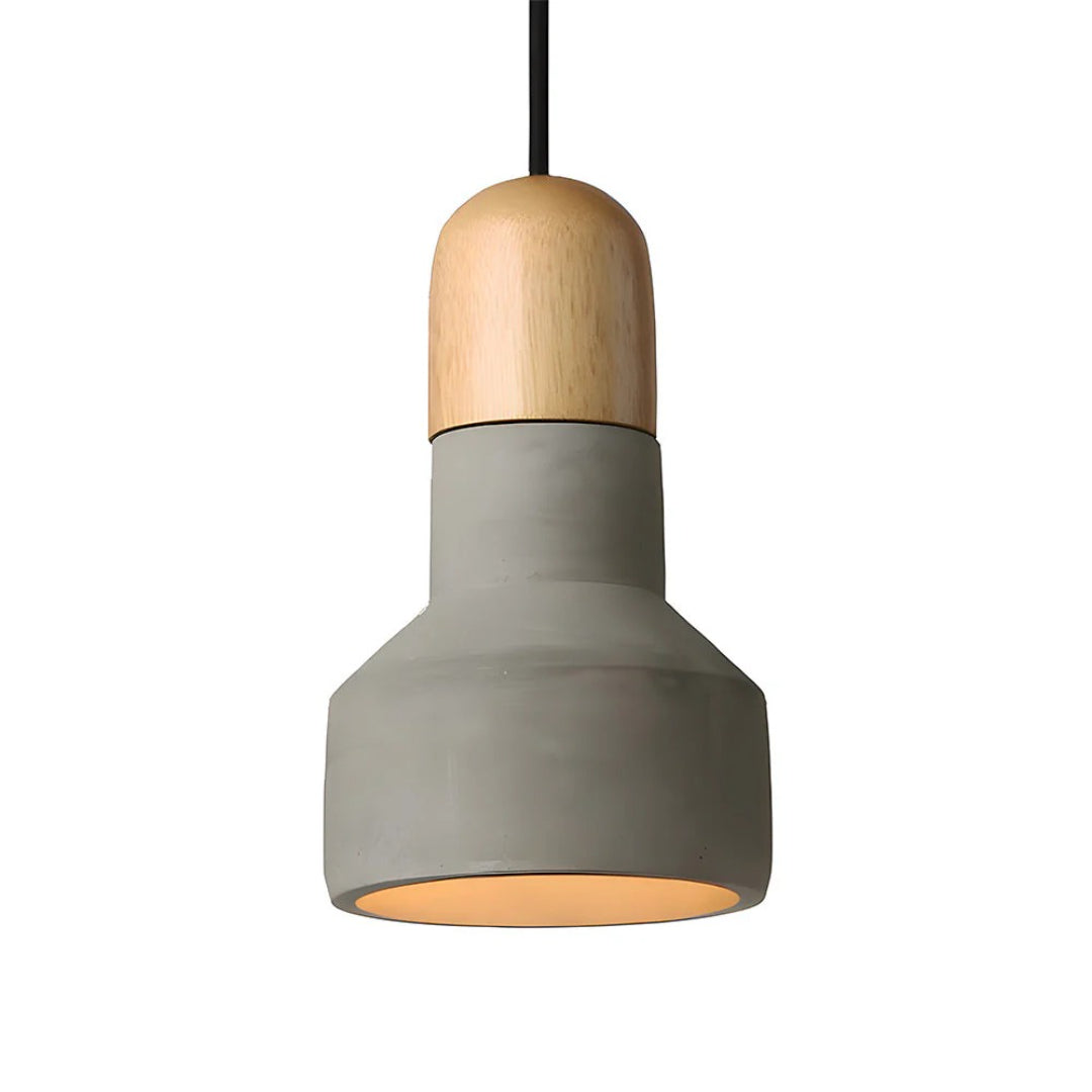 Industriële Houten Hanglamp
