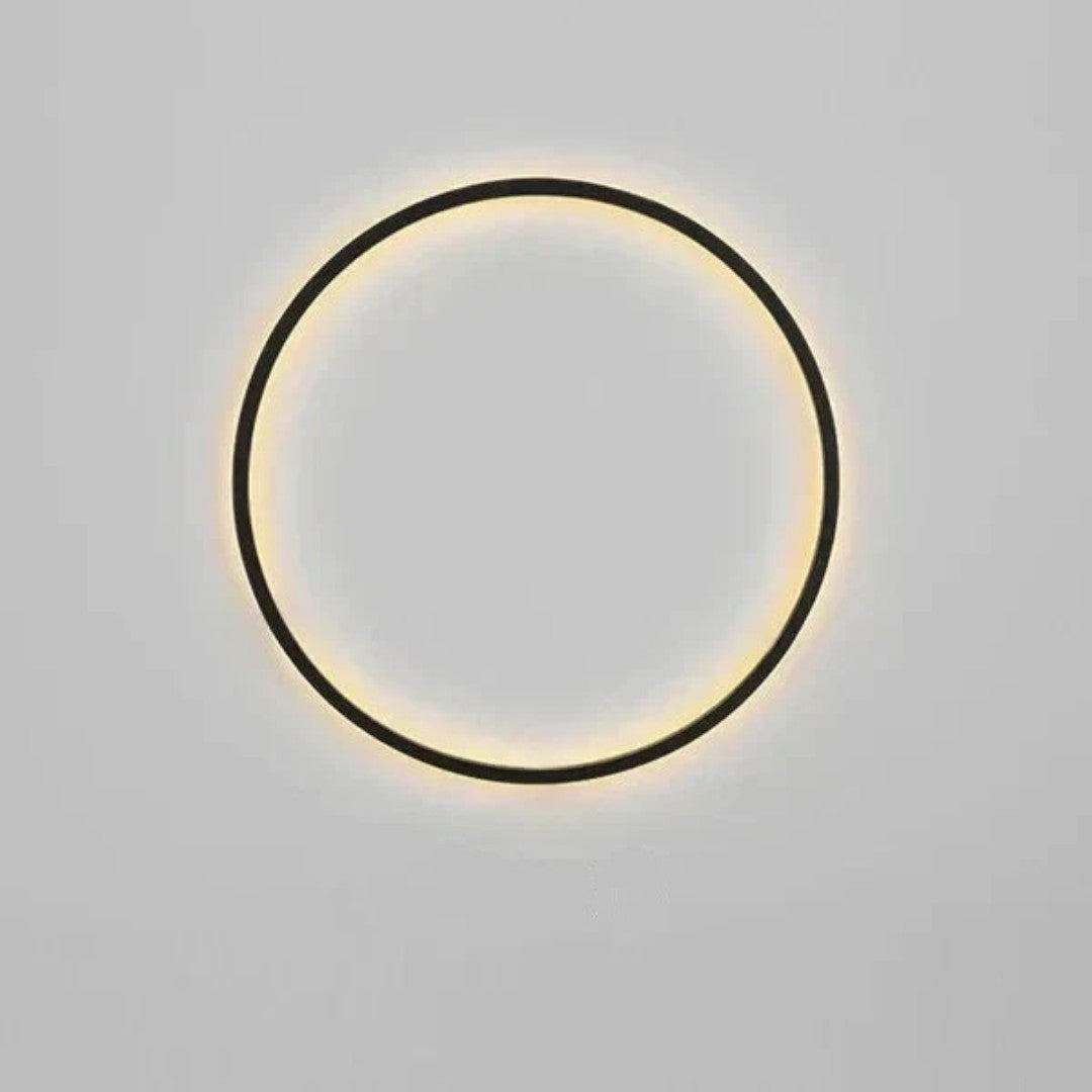 Minimalistische Cirkelvormige LED Wandlamp