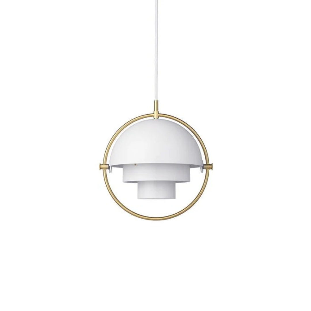 Deense Messing Koepel Hanglamp