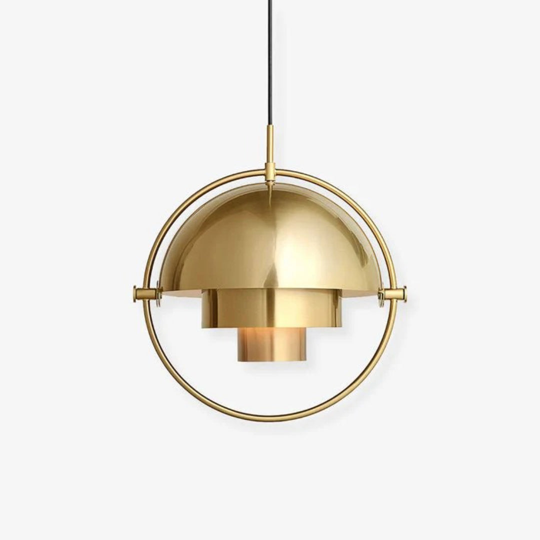 Deense Messing Koepel Hanglamp