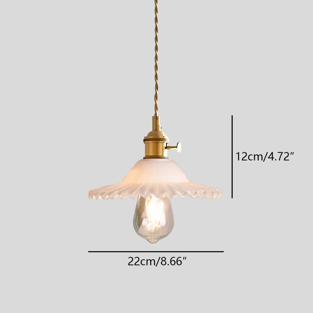 Klassieke Glazen Hanglamp