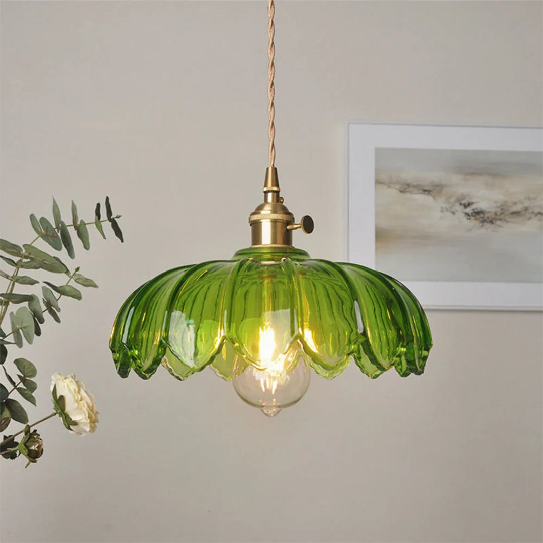 Retro Bloem Hanglamp