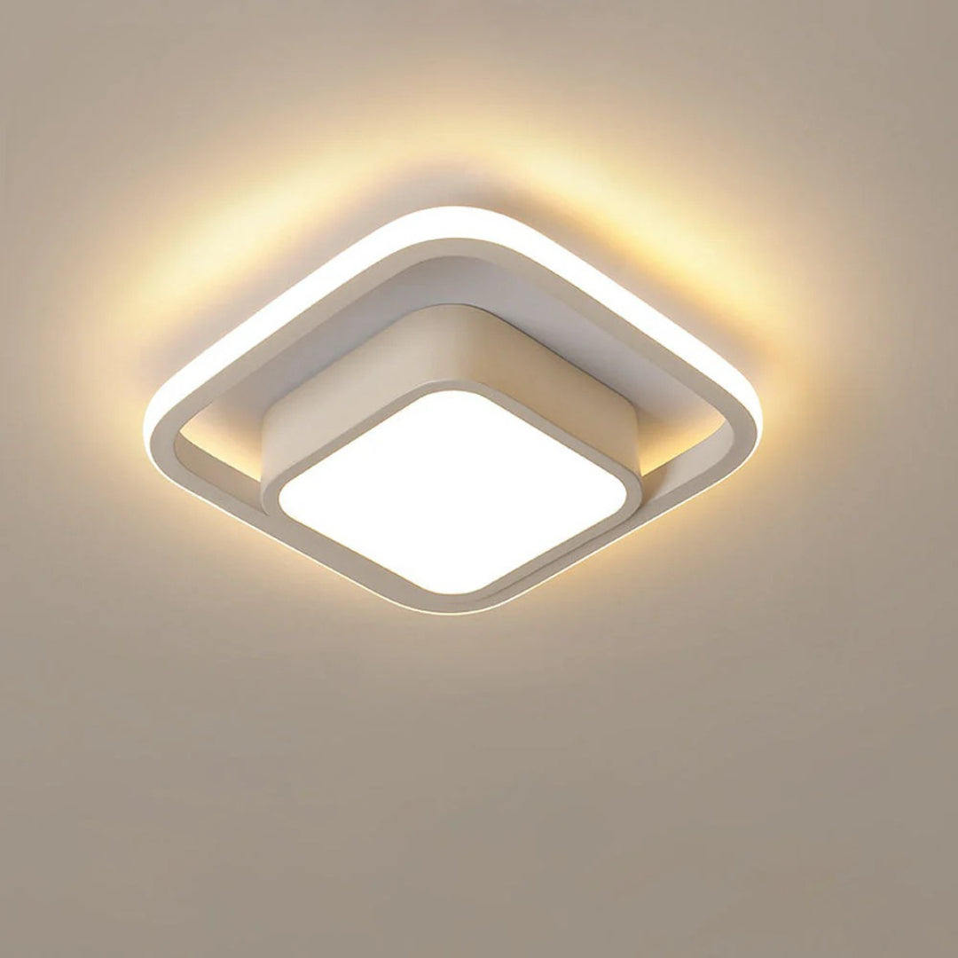 Hedendaagse Dubbele Ring Plafondlamp