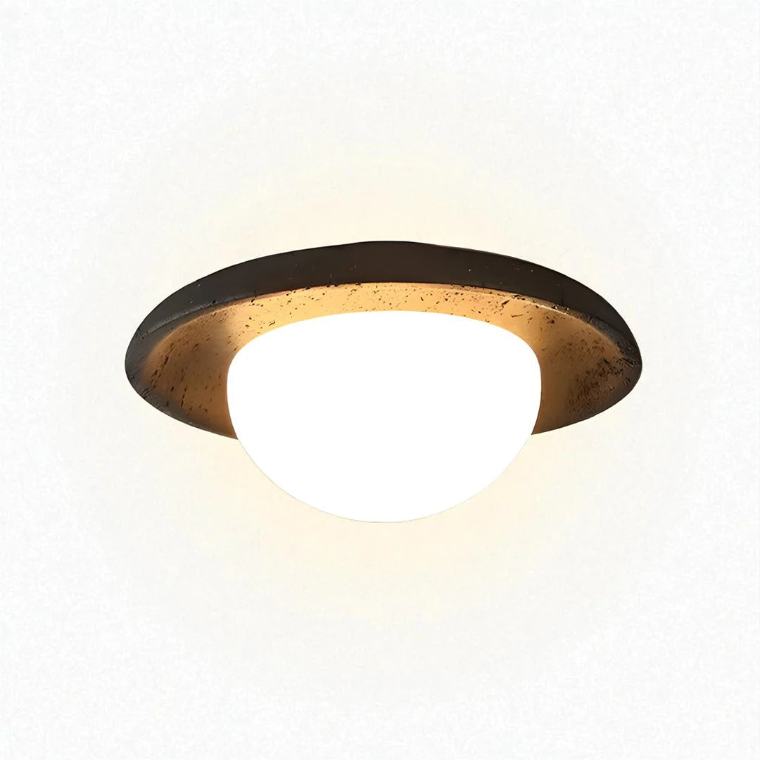 Moderne stenen plafondlamp