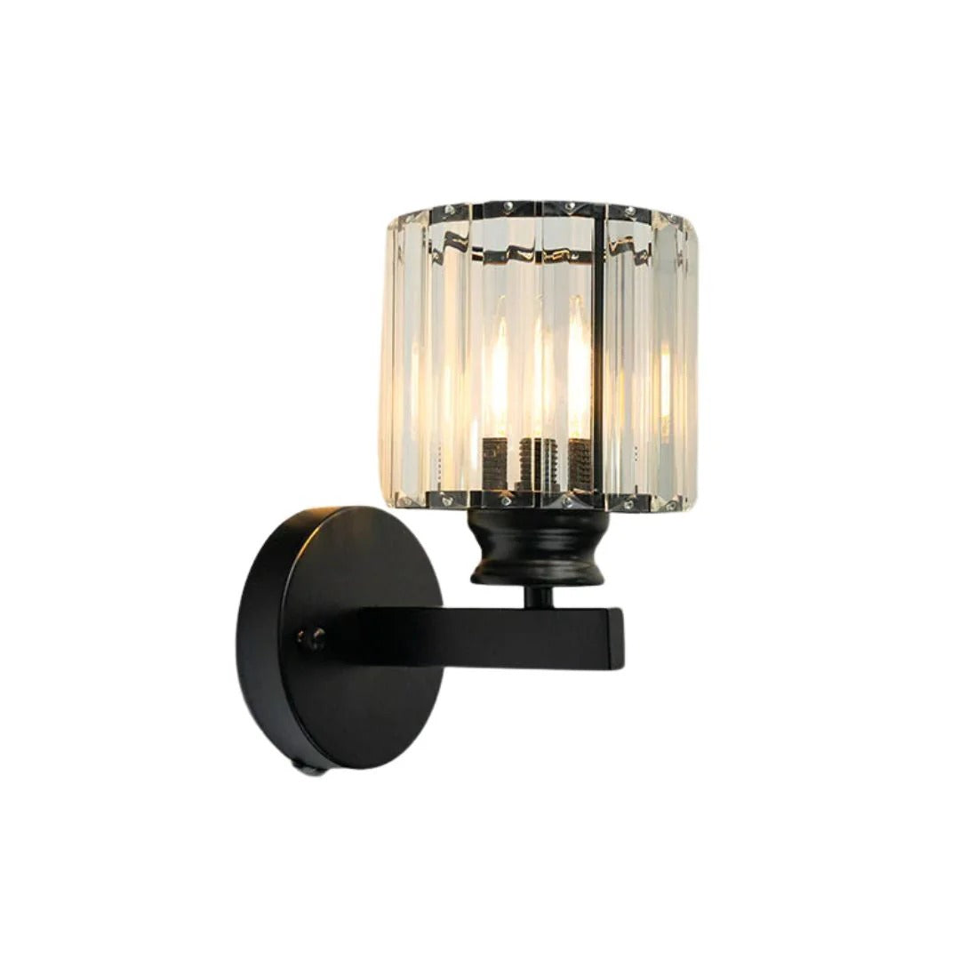 Industriële Glazen Wandlamp