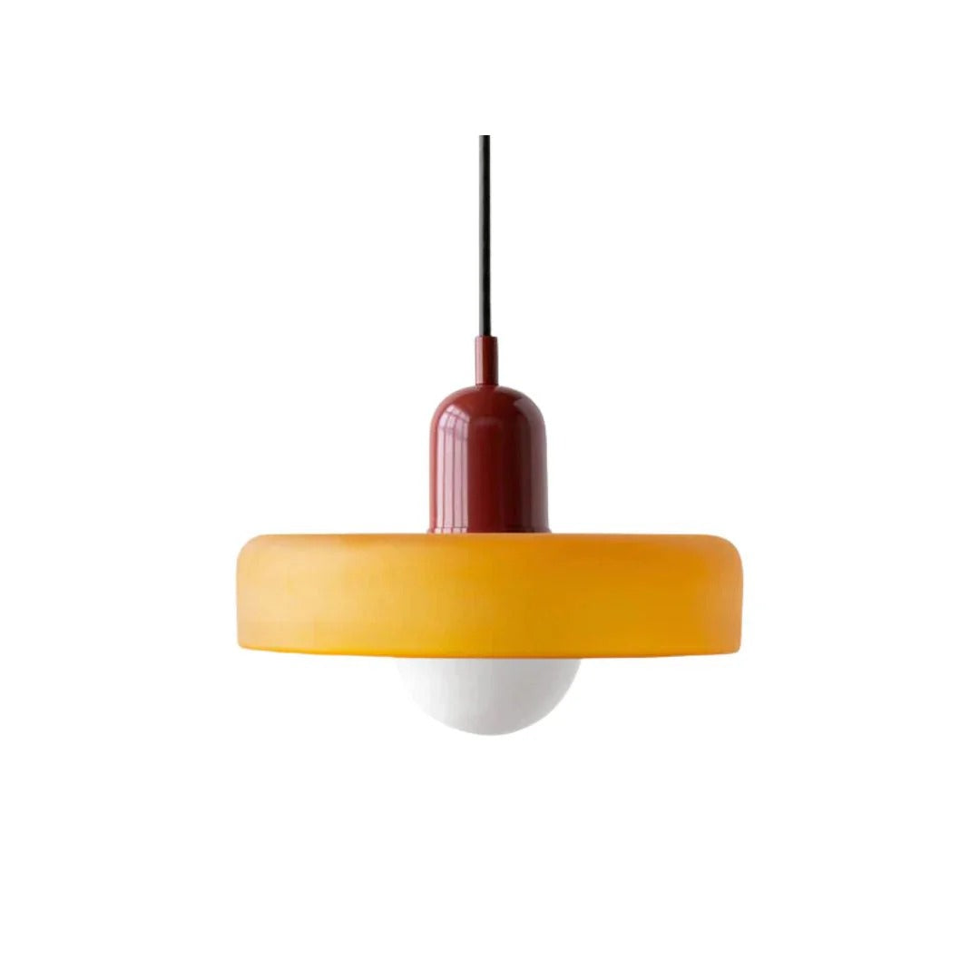 Gelaagde metalen hanglamp