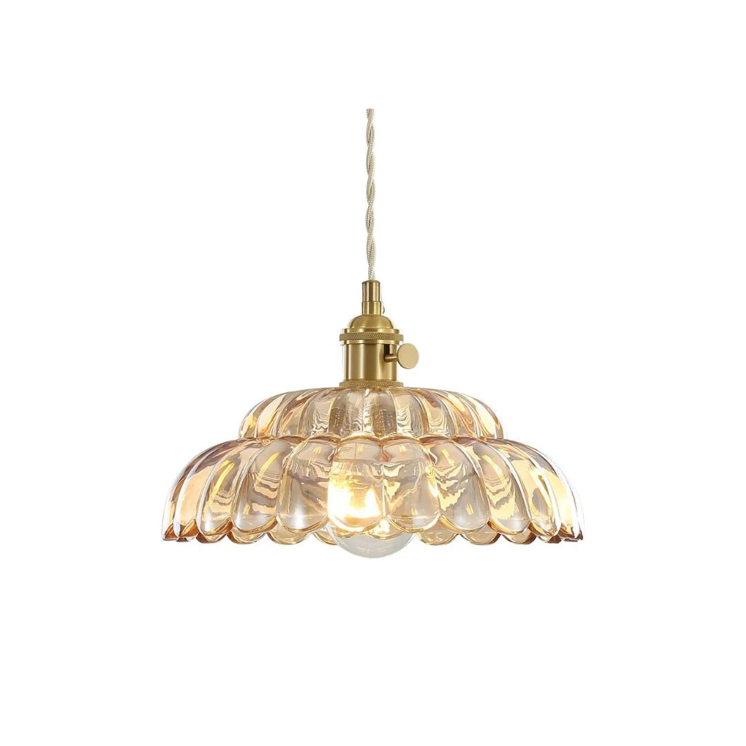 Bloemen Glazen Hanglamp