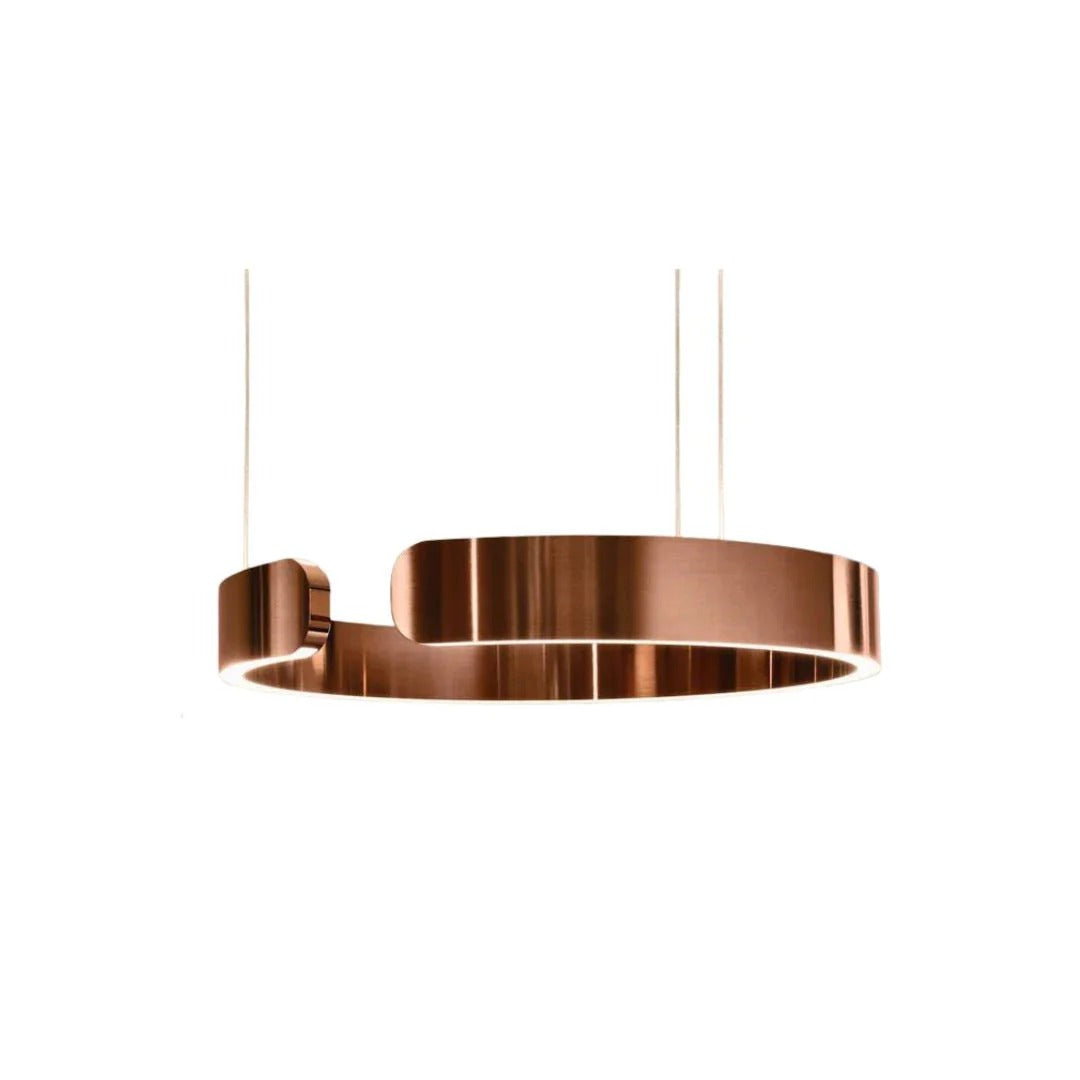 Cirkelvormige LED metalen hanglamp