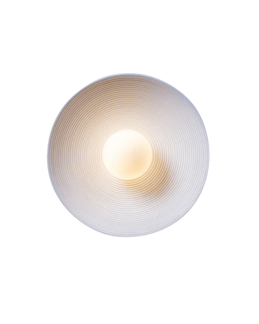 Japandi keramische wandlamp