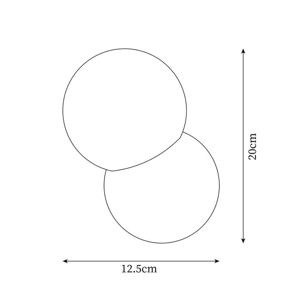 Minimalistische Glazen Wandlamp