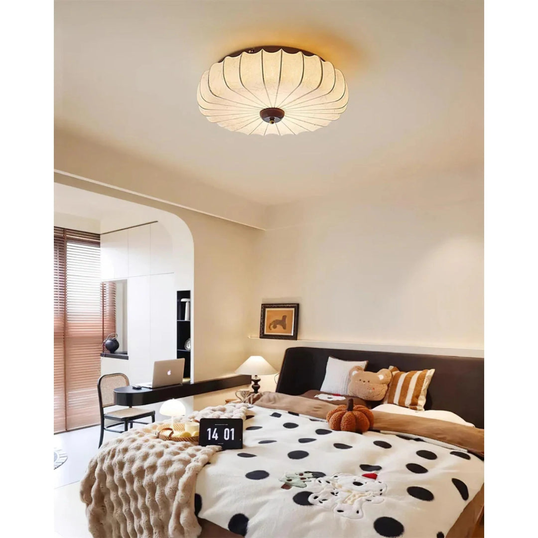 Japanse Stoffen Plafondlamp