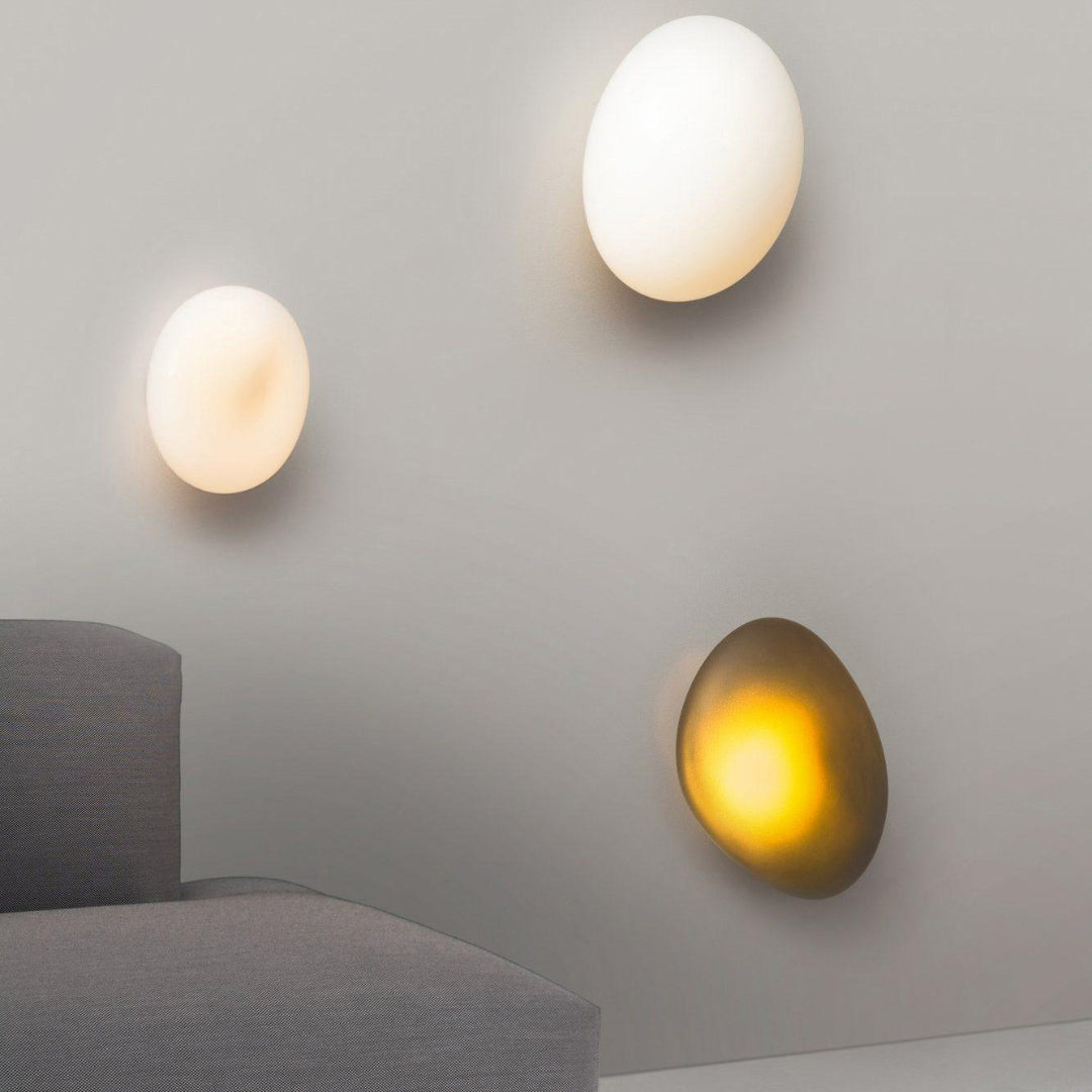 Ovale Glazen Wandlamp